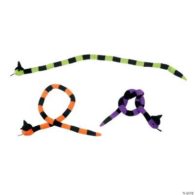 Plush Halloween Snakes