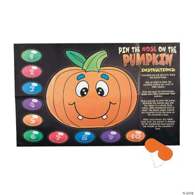 Silly “Pin The Nose On The Pumpkin” Game