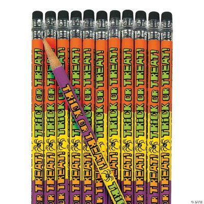 “Trick Or Treat” Pencils