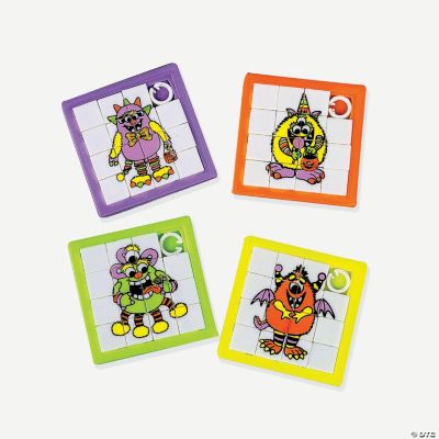 Big Eye Monster Slide Puzzles