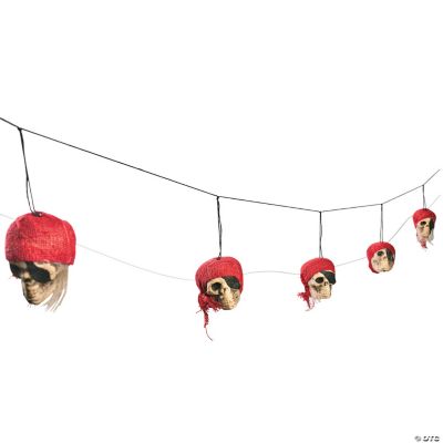 Pirate Head Garland