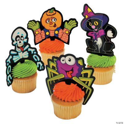 Halloween Character Cupcake Picks