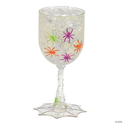 Spider Glitter Goblets