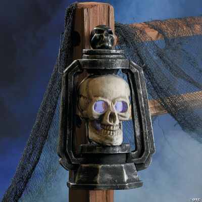 Light-Up LED Skull Lantern