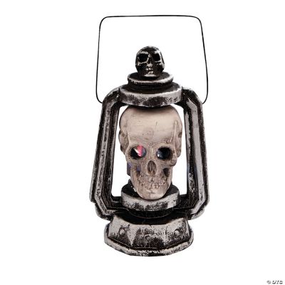 Light-Up LED Skull Lantern