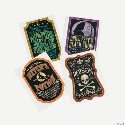 Halloween Drink Bottle Labels