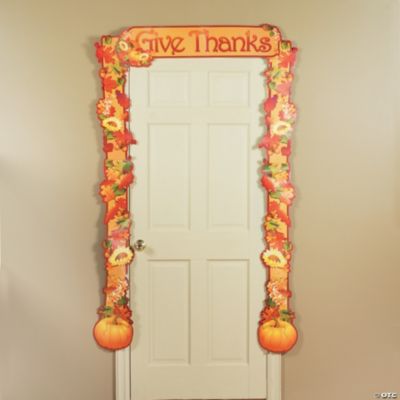 Fall Leaves Door Border