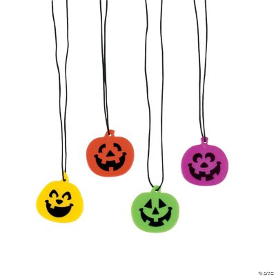 Iconic Halloween Jack-O’-Lantern Necklaces
