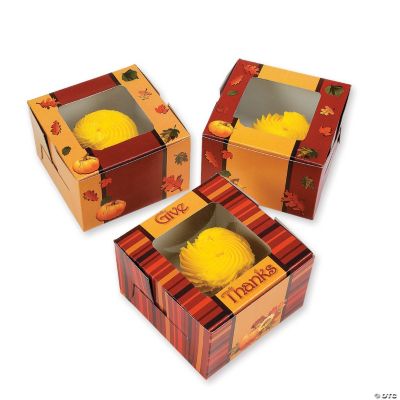Fall Cupcake Boxes