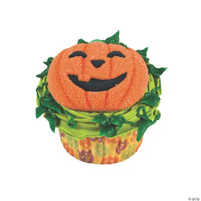 Jack-O-Lantern-Shaped Marshmallow Pumpkins