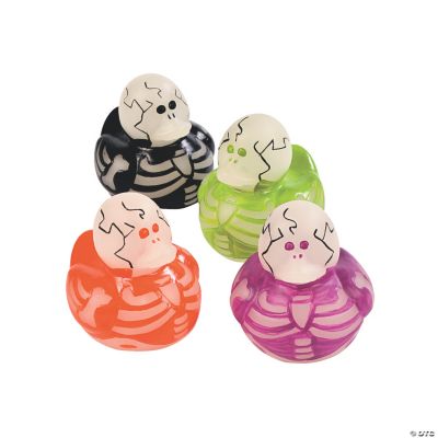 Glow-In-The-Dark Skeleton Rubber Duckies