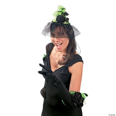 Halloween Spider Hat & Long Gloves Set