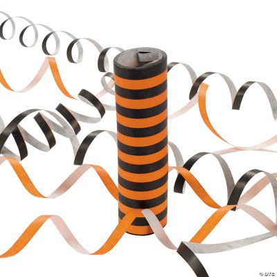 Orange & Black Serpentine Throw Rolls