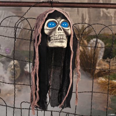 Hanging Skull With LED Eyes