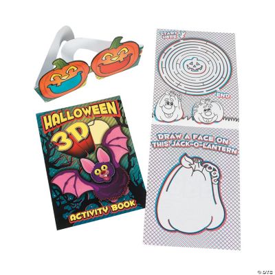 Halloween 3D Activity Books