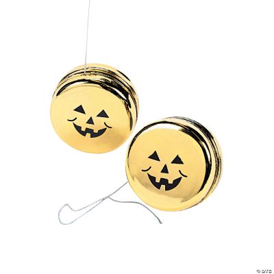 Mini Metallic Jack-O’-Lantern Yo-Yos