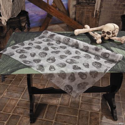 White Non-Woven Skull Cloth