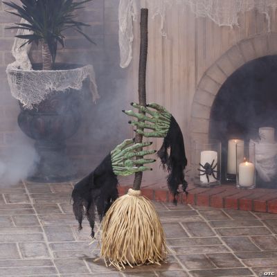 Dancing Broom With Witch Hands
