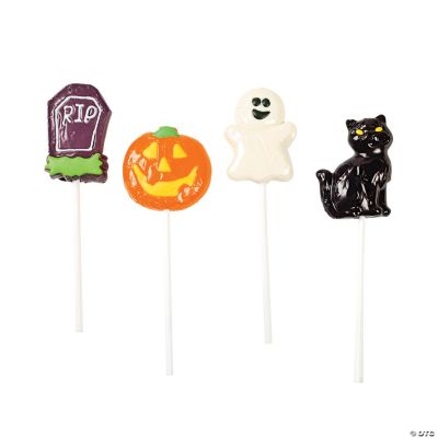 Shaped Halloween Frosted Suckers