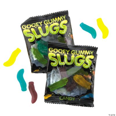 Gooey Gummy Slugs Candy Fun Packs