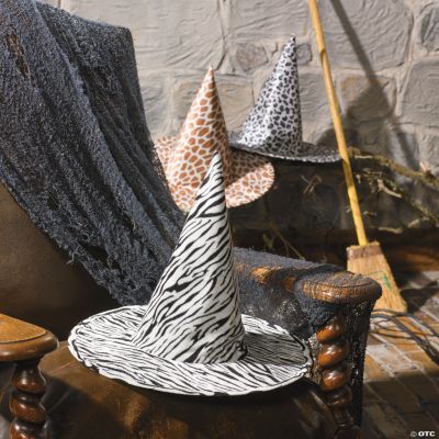 Animal Print Witches Hats