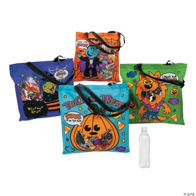 Halloween Tote Bags With Fill Line
