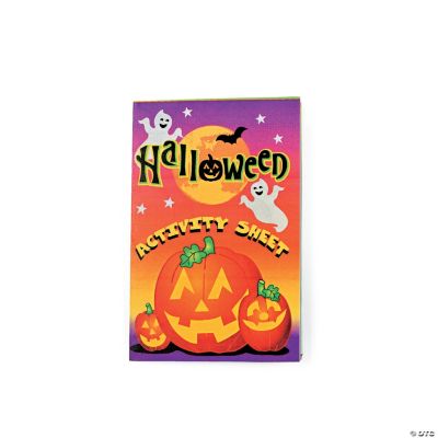 Halloween Fold-Up Activity Books