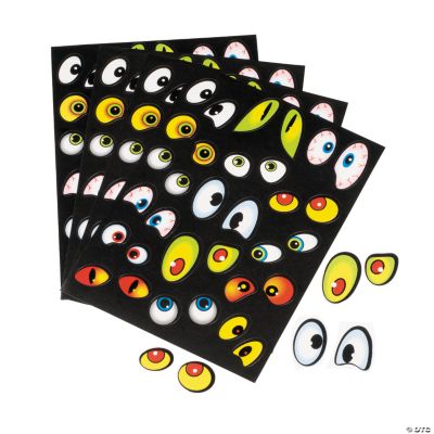 Jeepers Creepers Eyeball Stickers