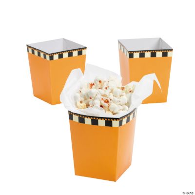 Mini Halloween Silhouette Popcorn Boxes