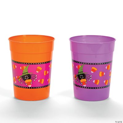 Candy Corn Spider Tumblers