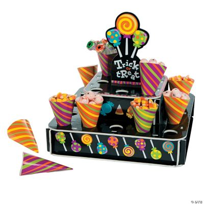 Halloween “Trick Or Treat” Stand With Cones