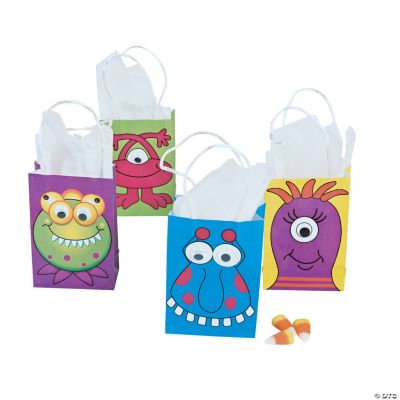 Mini Monster Gift Bags With Wiggle Eyes