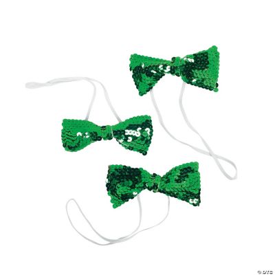 Green Sparkling Bow Ties