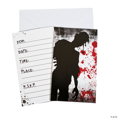 Zombie Party Invitations
