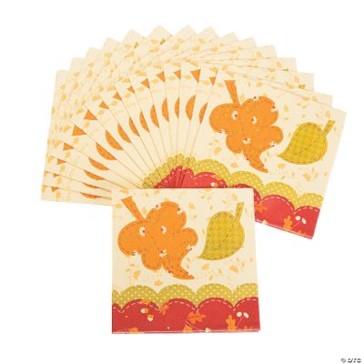 Fall Patchwork Luncheon Napkins