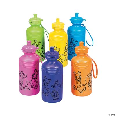 Neon Monkey Water Bottles