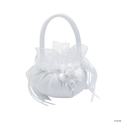 Satin Flower Basket