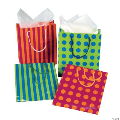 Bright Dots & Stripes Gift Bags