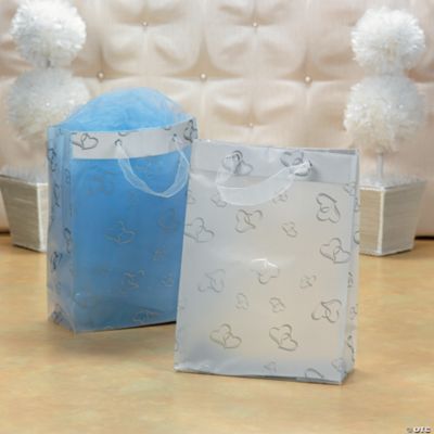 Two Hearts Frosted Gift Bags