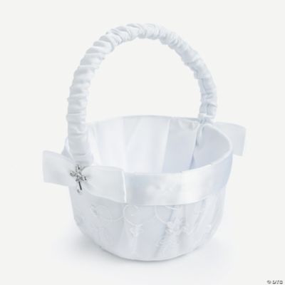 Religious Cross Wedding Basket