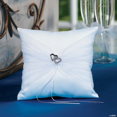 Two Hearts Wedding Ring Pillow