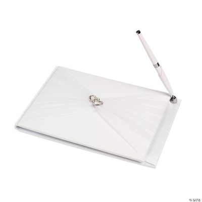 Two Hearts Wedding Guest Book & Pen Set