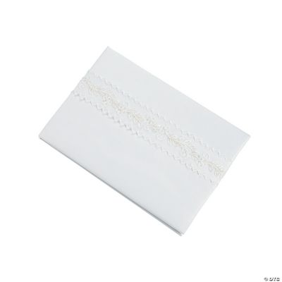 Ivory Lace Wedding Guest Book