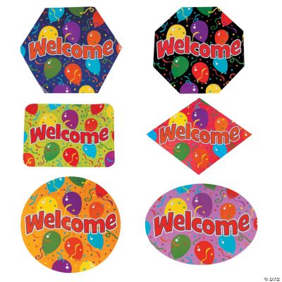 “Welcome” Cutouts