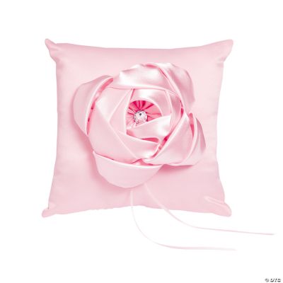 Pink Wedding Ring Pillow