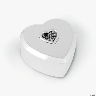 Floating Crystals Heart-Shaped Box