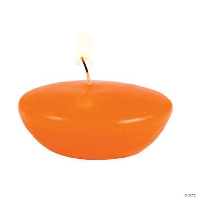 Orange Floating Candles