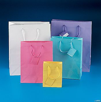 Large Pastel Gift Bags