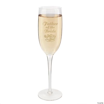 Father Of The Bride Champagne Flute