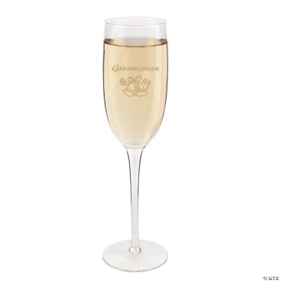 Groomsman Champagne Flute